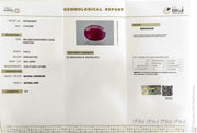 4.59/CT Natural Ruby Stone with Govt. Lab Certificate-16275S206807